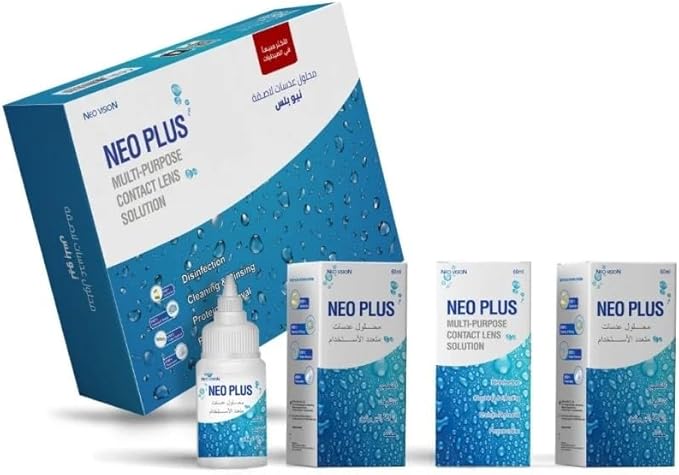 NEO NEO-PLUS Multi-purpose Contact Lens Solution 60ml / 130ml / 360ml